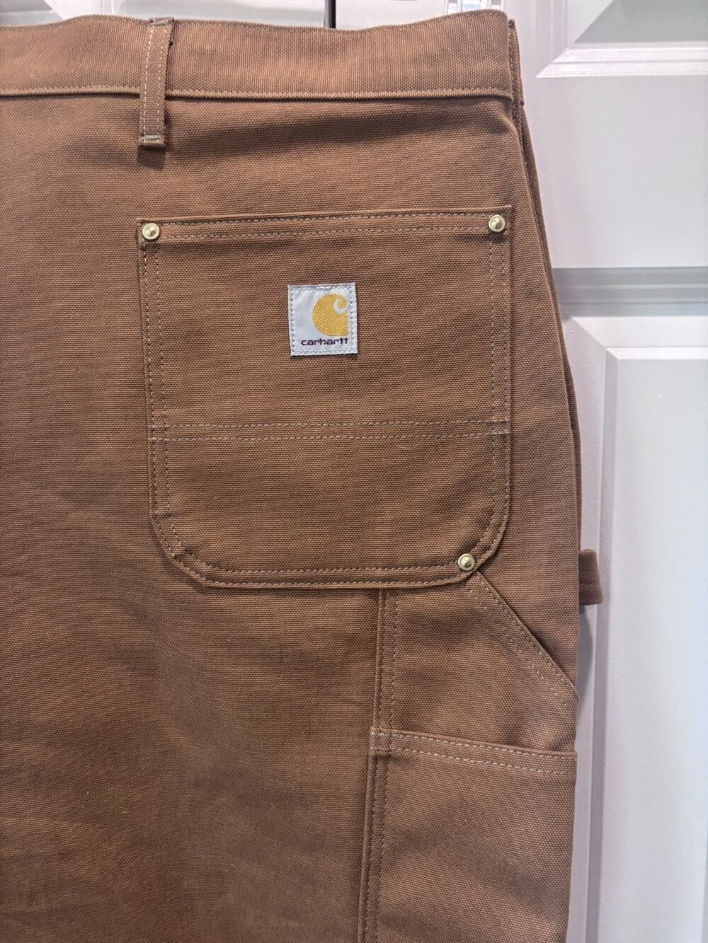 Carhartt Loose Fit Firm Duck Double Front Utility Work Pants Mens Size 50x30 NWT